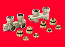 ПЕРЕКРЁСТНЫЕ РАДИАТОРНЫЕ УЗЛЫ С ЗАПОРНЫМИ ВЕНТИЛЯМИ (ИТАЛИЯ)